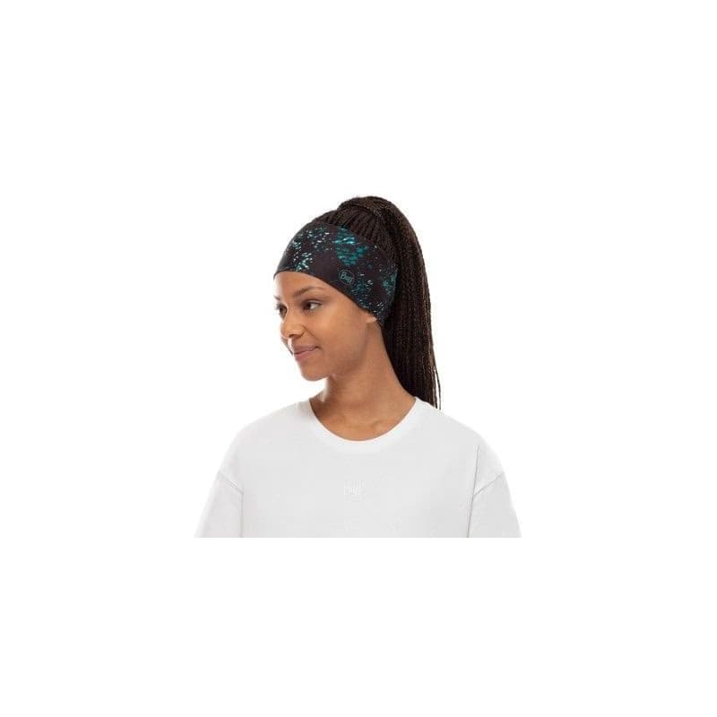 Čelenka BUFF COOLNET UV® WIDE HEADBAND SPECKLE BLACK 2