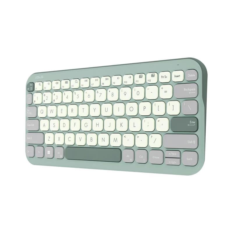 ASUS Marshmallow Keyboard KW100/Bezdrôtová Bluetooth/SK-SK layout/Zelená 5