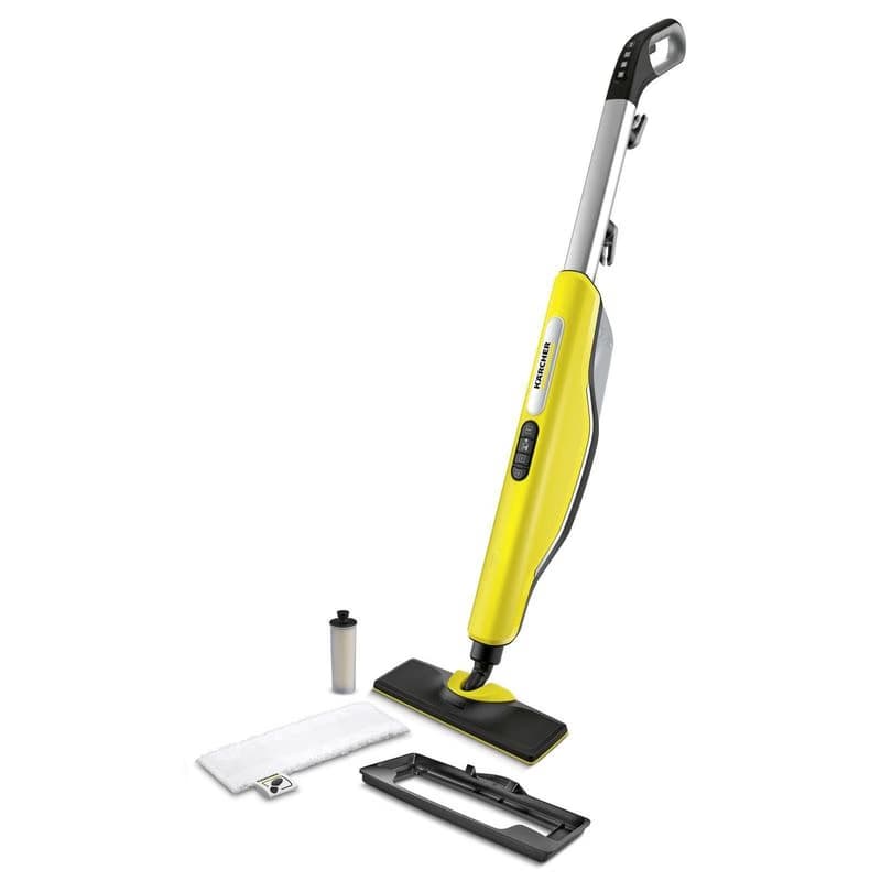 Karcher SC 3 Upright parný mop, 1600 W, eliminuje až 99, 999% vírusov a 99, 99% bežných domácich baktérií, biela