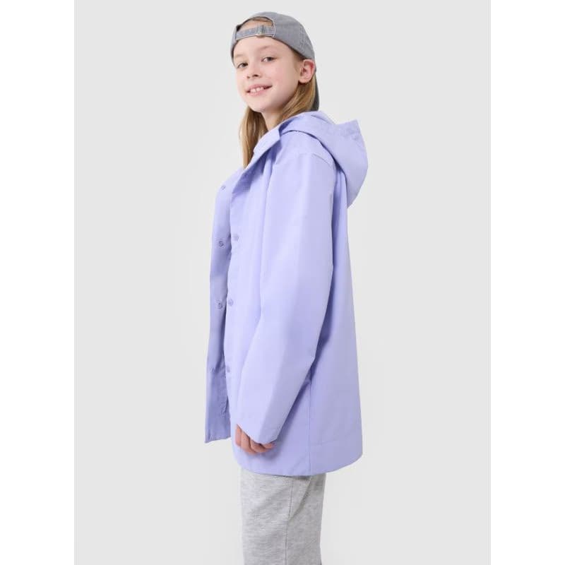 Dievčenský pršiplášť 4F JUNIOR JACKET U213-52S-LIGHT VIOLET 4