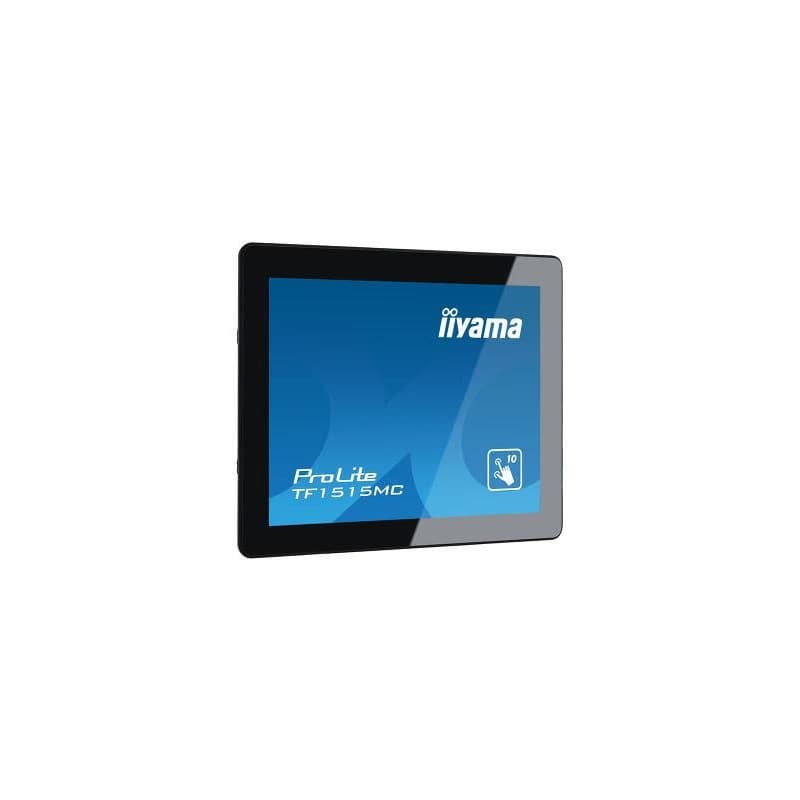 15" iiyama TF1515MC-B2: TN, XGA, capacitive, 10P, 350cd/m2, VGA, DP, HDMI, čierny