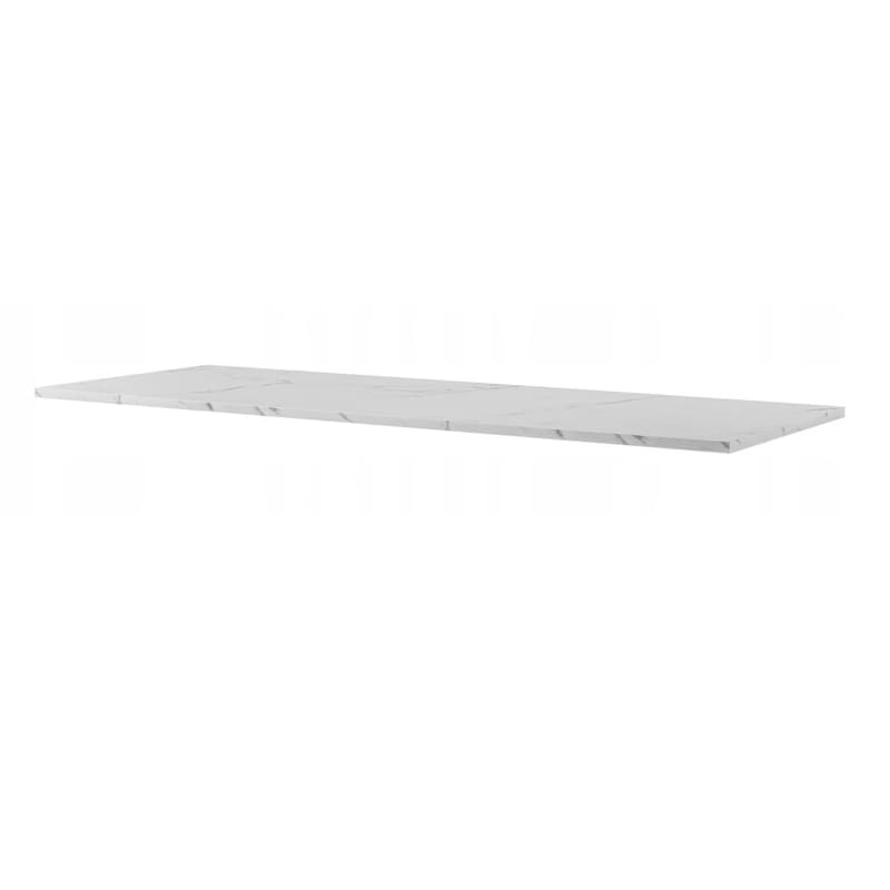 Elvisia Doska pod umývadlo UNI | biely mramor Doska pod umývadlo: 80 cm 3