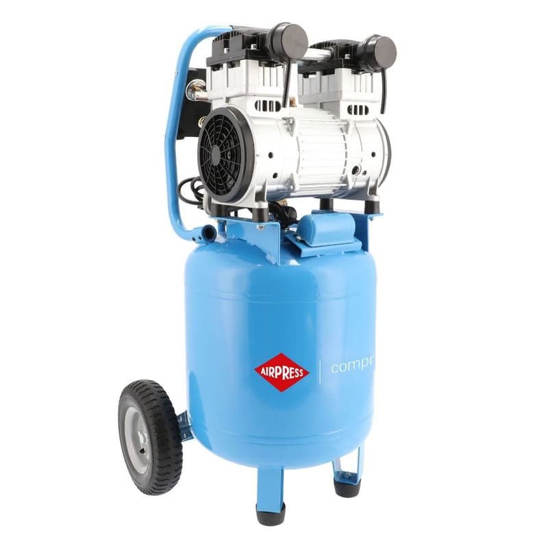 Tichý dvojpiestový bezolejový kompresor vertikálny 8 bar 2 KM/1,5 kW 150 l/min 38 l LMVO 40-250