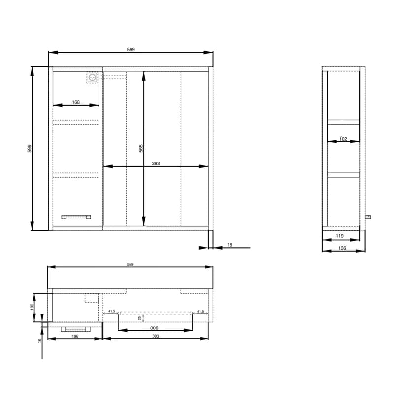 Aqualine ZOJA/KERAMIA FRESH STRIP 45021S 4