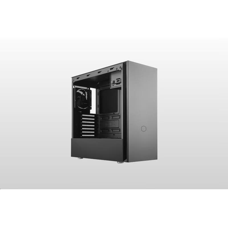 Cooler Master case Silencio S600 TG, ATX, Priehľadná bočnica, 2x 120mm Fan, Čierna 2
