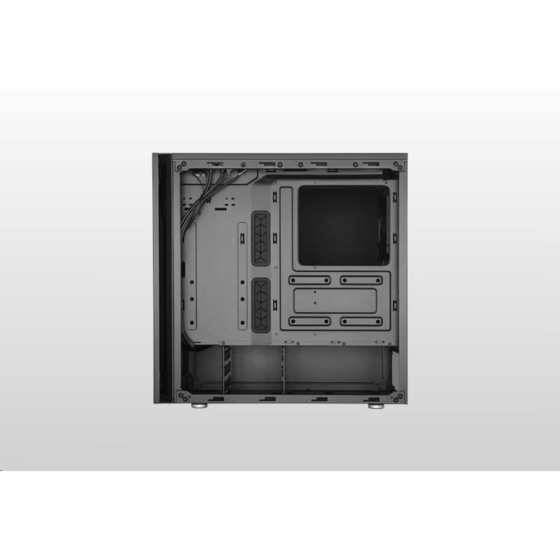 Cooler Master case Silencio S600 TG, ATX, Priehľadná bočnica, 2x 120mm Fan, Čierna 5
