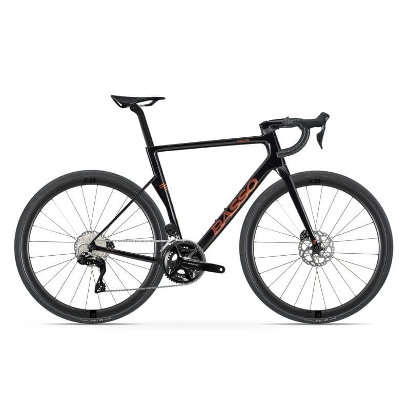 Cestný bicykel BASSO Venta R, Shimano 105 DI2, Microtech RE38, magma black 2