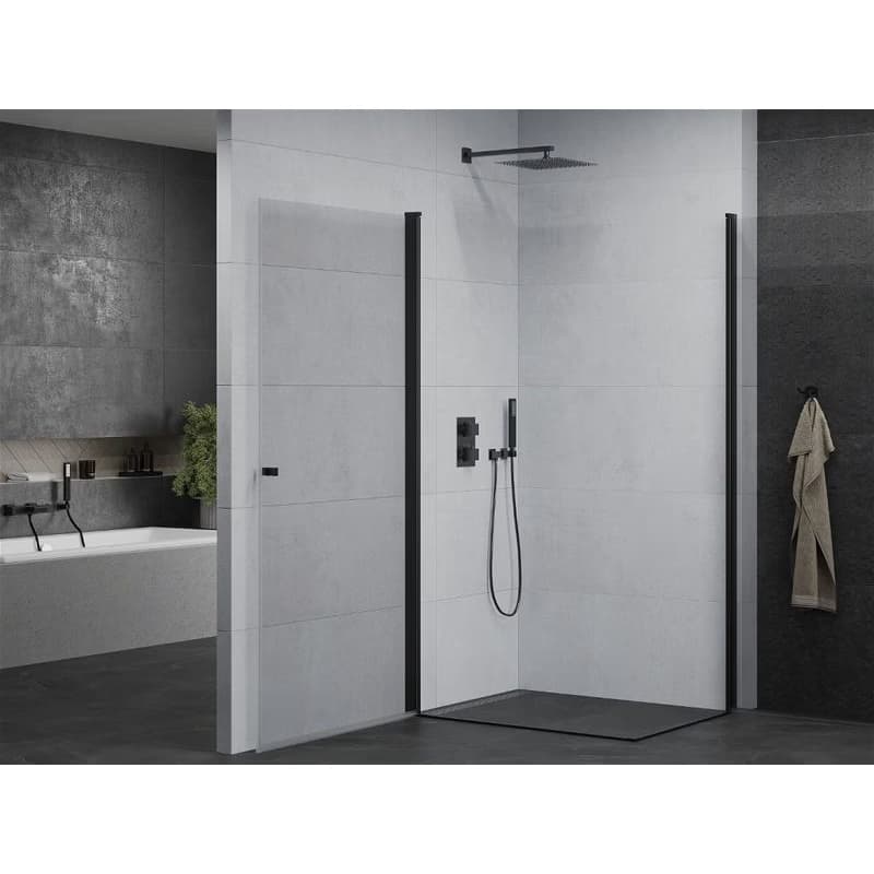 MEXEN/S - PRETORIA duo sprchovací kút 90 x 80, transparent, čierny 852-090-080-70-00-02 3