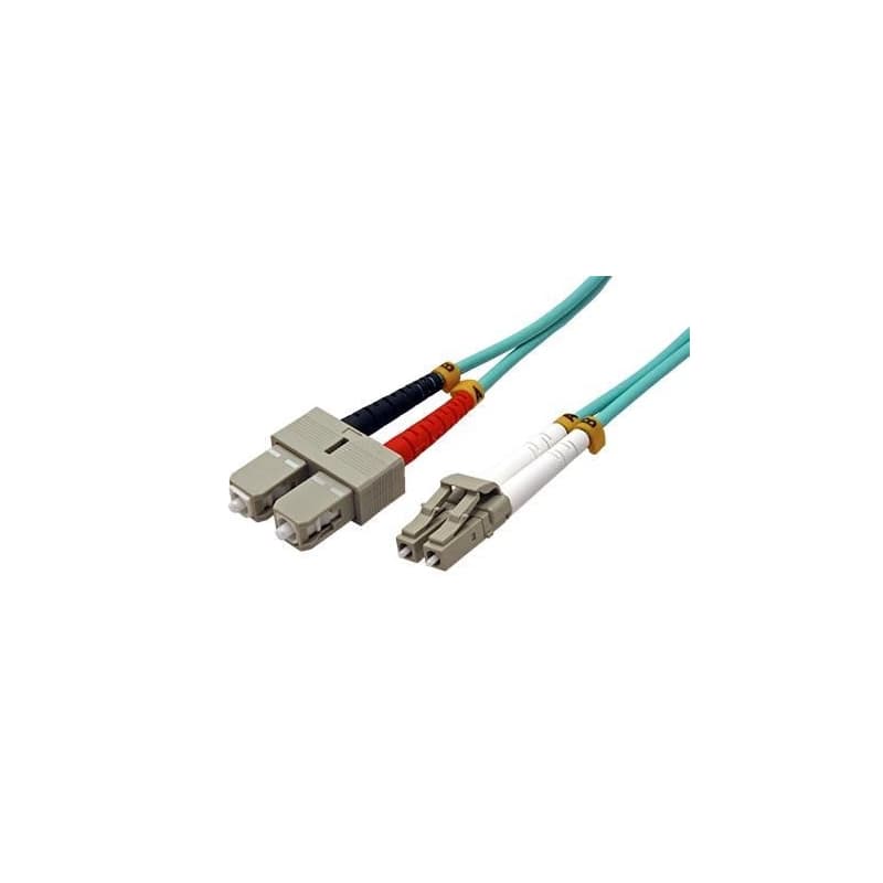 Optický patch cord Duplex LC-SC 50/125 1m MM OM4