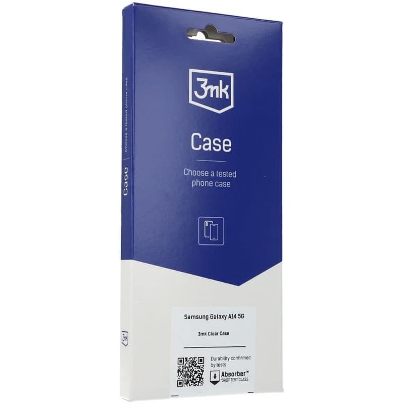 3mk ochranný kryt Clear Case pre Samsung Galaxy A14 4G/5G (SM-A145 / A146), číra 2