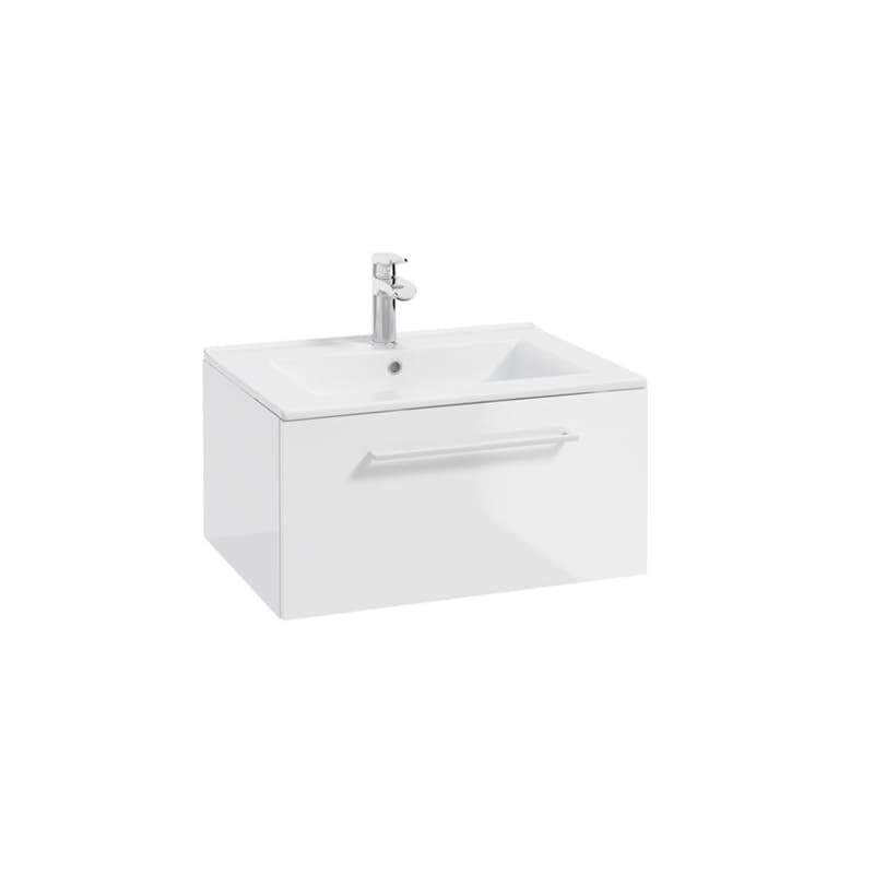 ArtDef Skrinka pod umývadlo FERATA D60 1S/45 | biela 60 cm