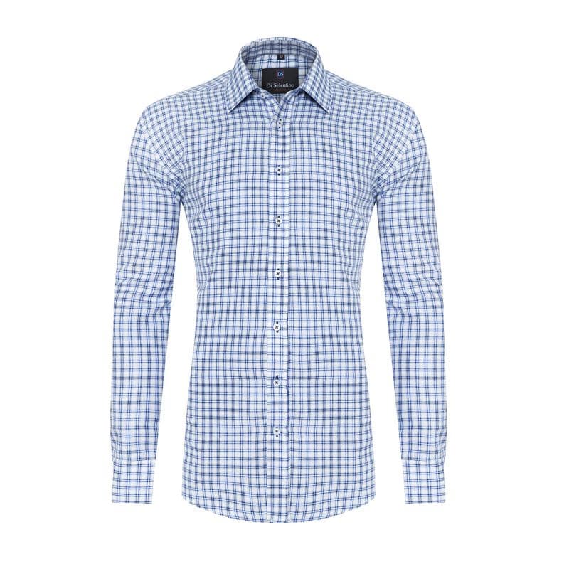 Károvaná kvalitná pánska košeľa v SLIM FIT strihu DublinSLIM 2