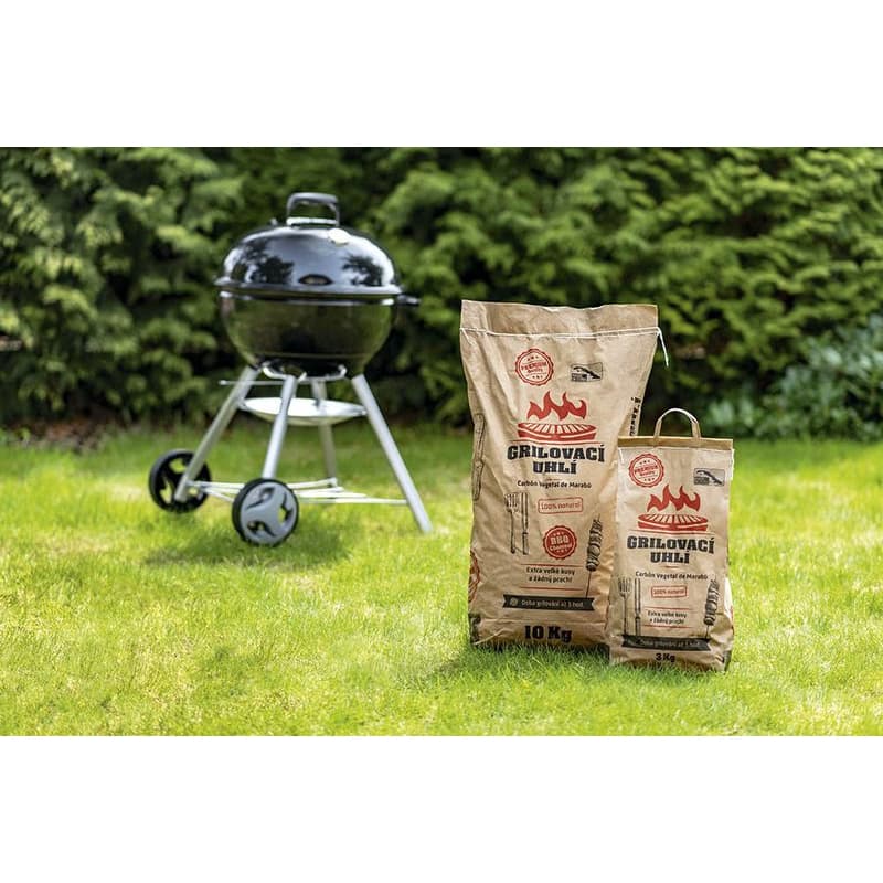Grilovacie uhlie Carbón Vegetal de Marabú 3kg 5