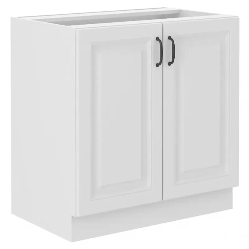 Kuchynská skrinka STILO biely mat/biely 80d 2f bb
