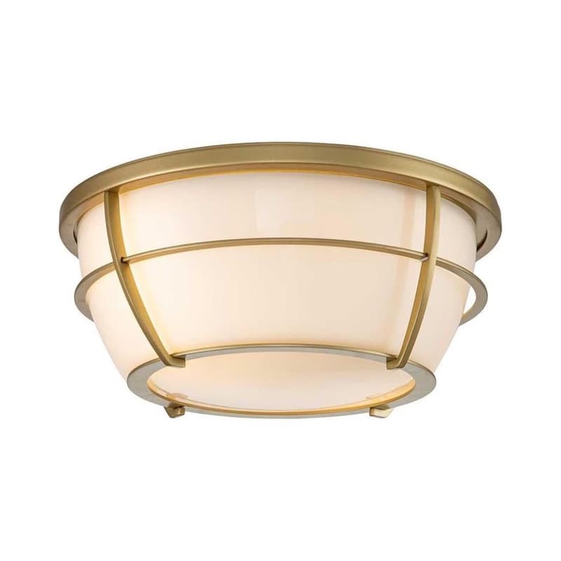 Elstead Quoizel QZ-CHANCE-F-PNBR- Kúpeľňové stropné svietidlo CHANCE 2xE27/60W/230V IP44 QZ-CHANCE-F-PNBR