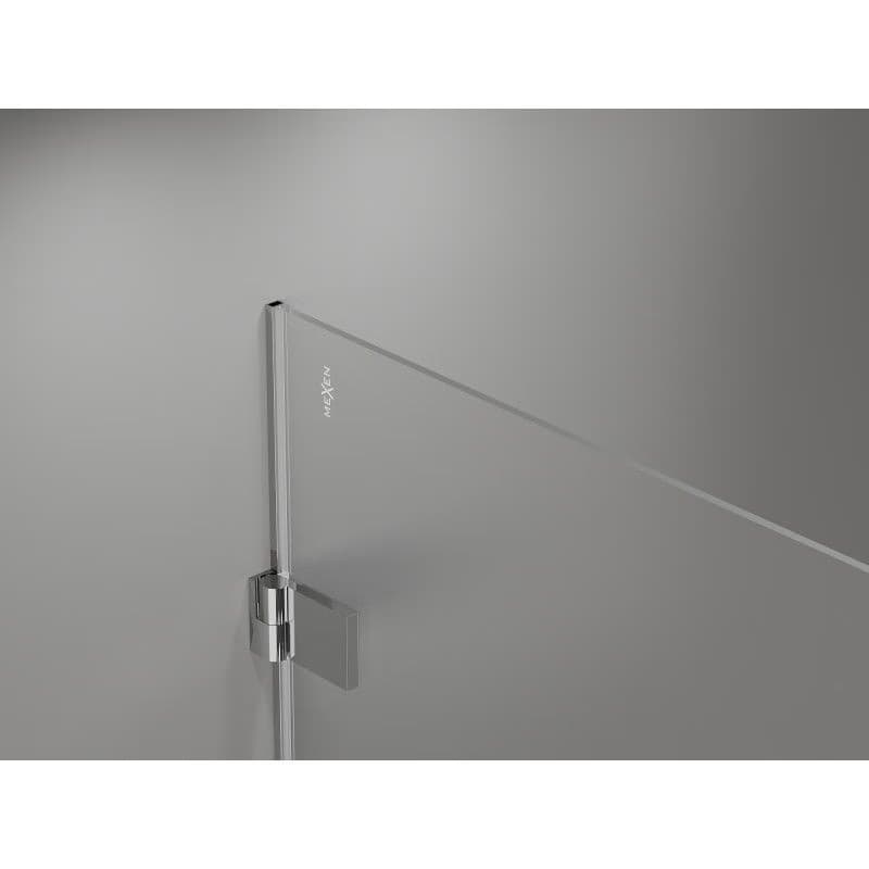MEXEN/S - Lunar-B Duo sprchovací kút dvere krídlové 100 x 80, transparent, chróm 832-100L-080P-01-00 5