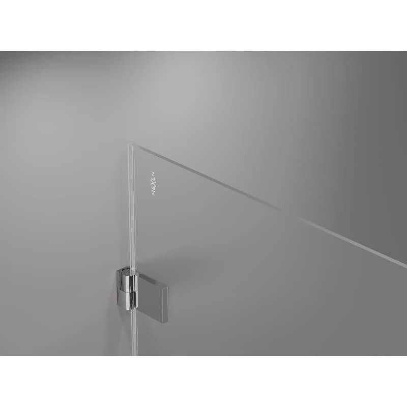 MEXEN/S - Lunar-B Duo sprchovací kút dvere krídlové 100 x 80, transparent, chróm 832-100L-080P-01-00 6