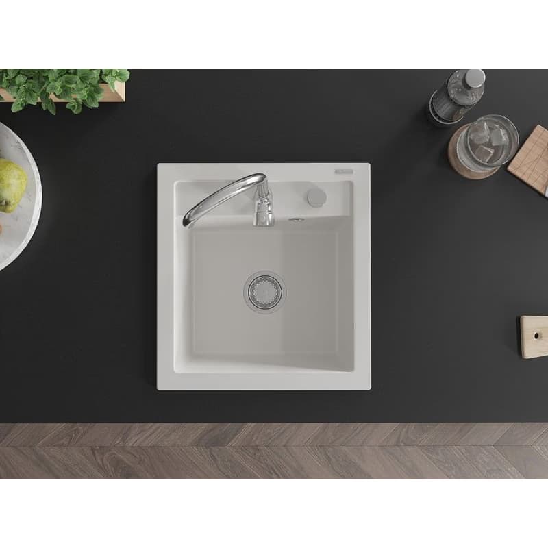 MEXEN MEXEN - Vito granitový drez 1 520x490 mm, biela 6503521000-20 4