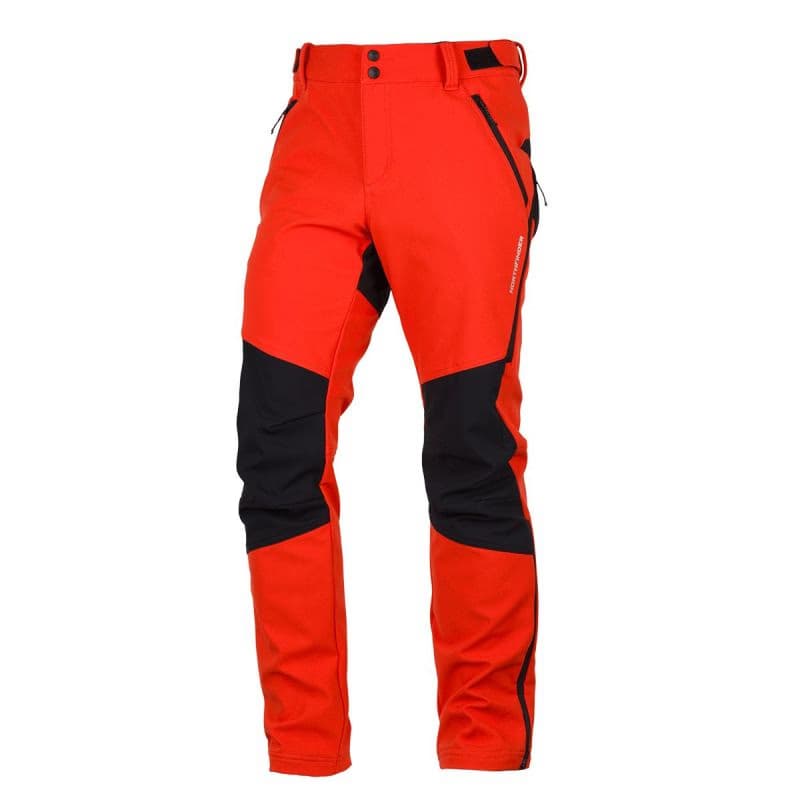 Pánske turistické zateplené nohavice NORTHFINDER ANATOL-170orangeblack 4