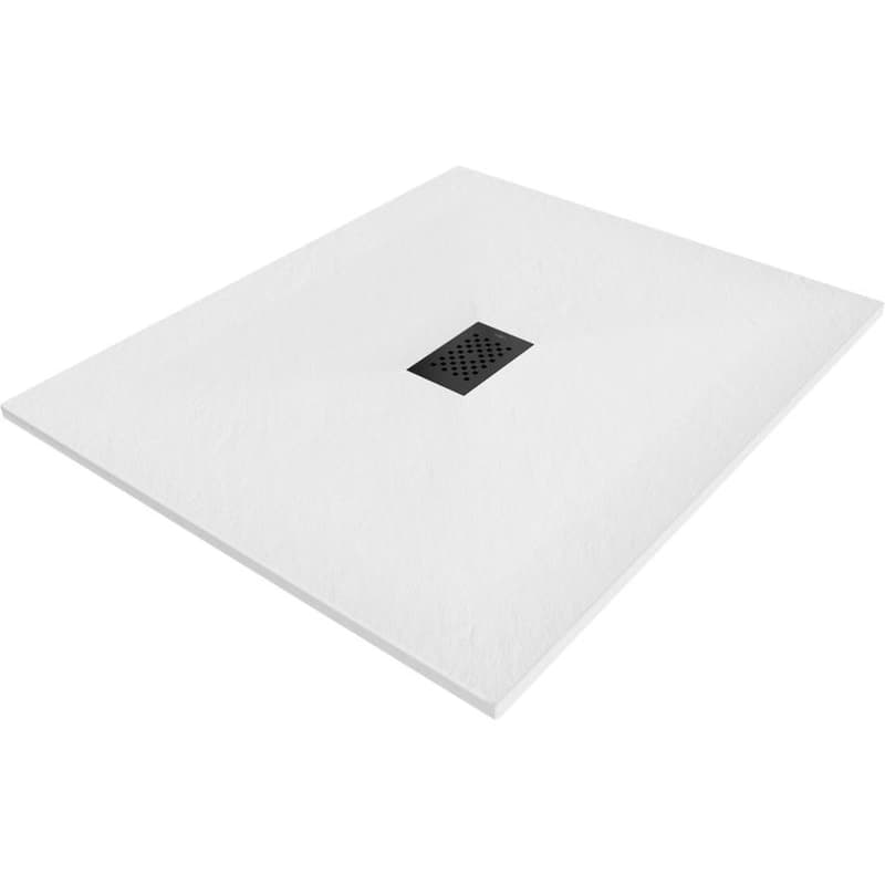 MEXEN/S - Hugo sprchová vanička SMC 120x100, biela, krytka čierna 42101012-B