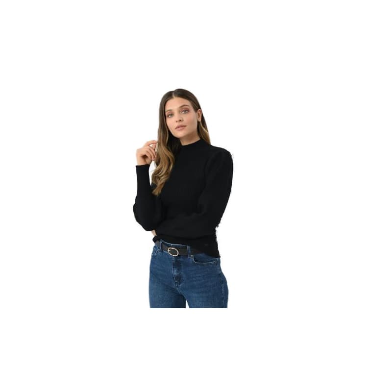 Dámsky sveter VOLCANO S-MOKA-700-BLACK