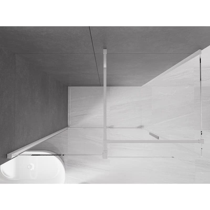 MEXEN/S - Velár sprchovací kút 140 x 75, transparent, chróm 871-140-075-01-01 5