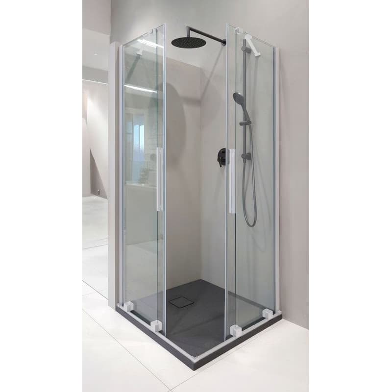 DEANTE - Sprchovací kút Prizma biela, štvorcová, 90x90 cm KPNAP09P09 2