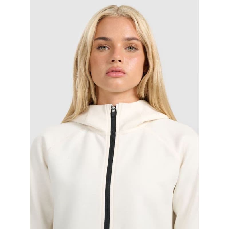 Dámska mikina so zipsom 4F SWEATSHIRT F2260-WAW25TSWSF2260-11S-OFF WHITE 2
