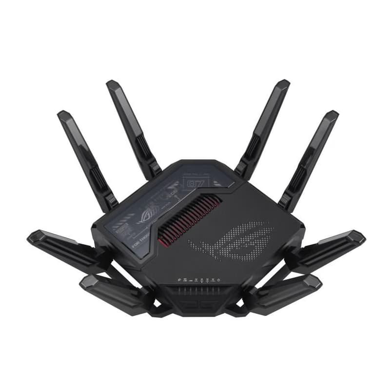 ASUS ROG Rapture GT-BE98 Gaming Router, WiFi 7, Dual 10G Ports, AURA RGB, AiMesh 2