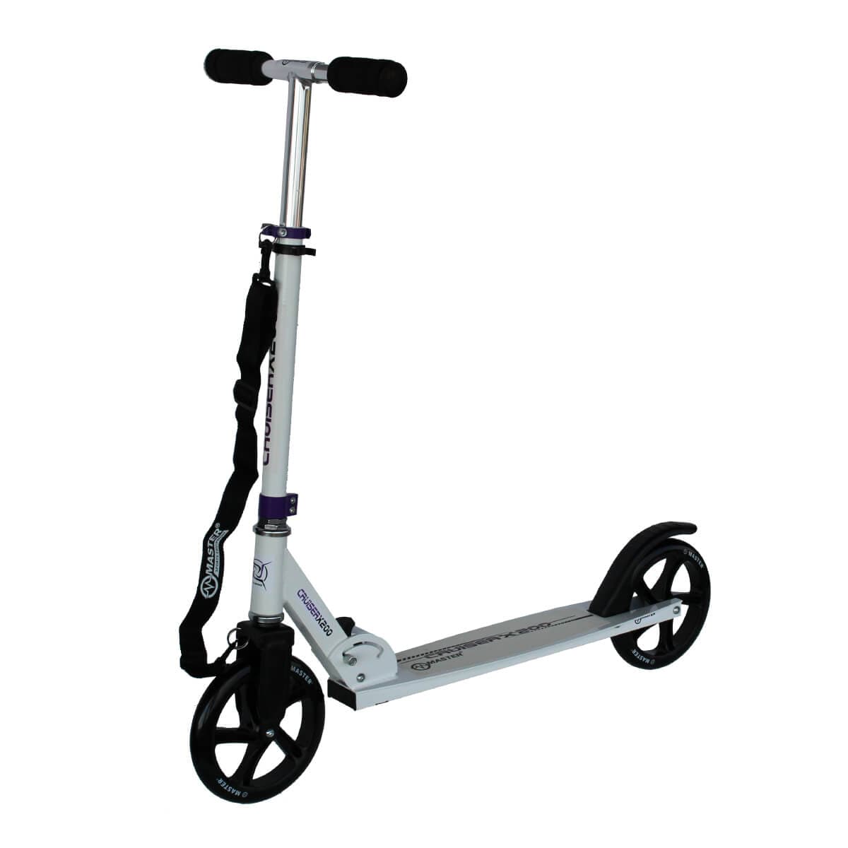 Kolobežka MASTER Cruiser - 200 mm - biela