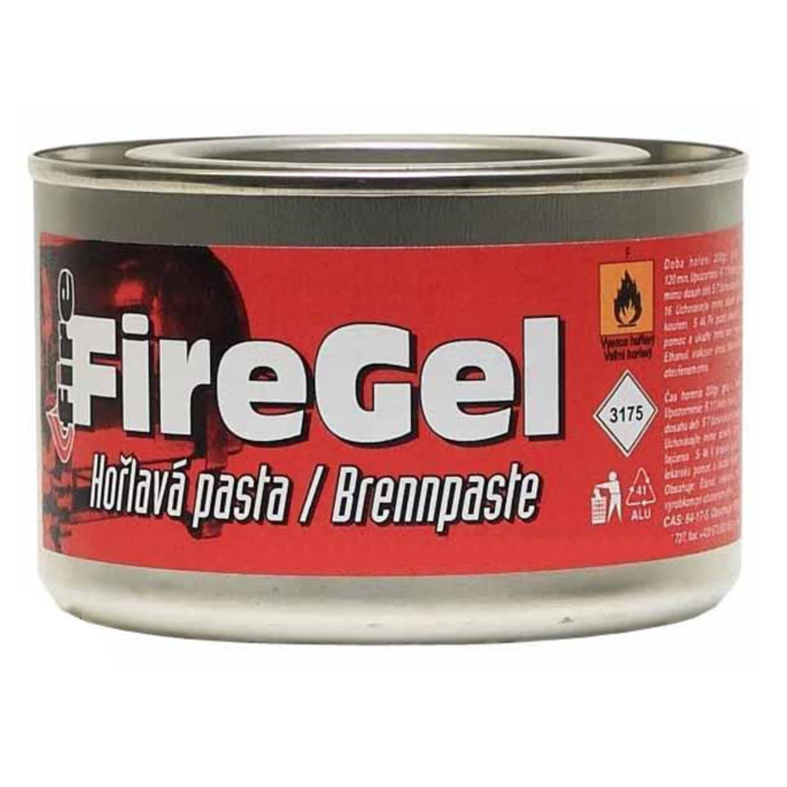 Horľavý gél MANDY v plechu