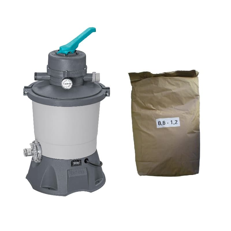 Akčný set - piesková filtrácia BESTWAY Standard Evo prietok 3.596 l/h + filtračný piesok 25 kg