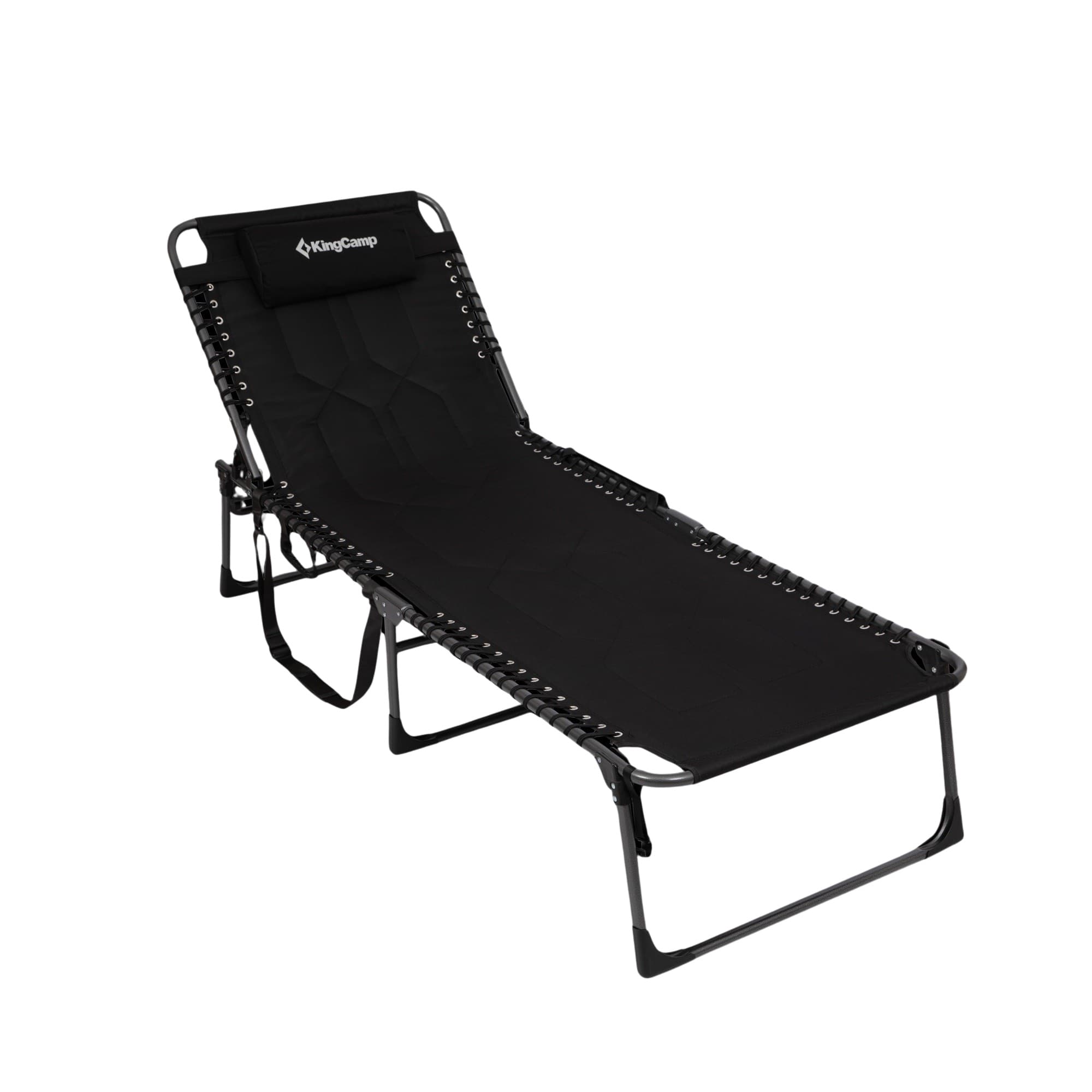 Skladacie ležadlo KING CAMP Magnolia B40 - 200 x 68 cm - čierne