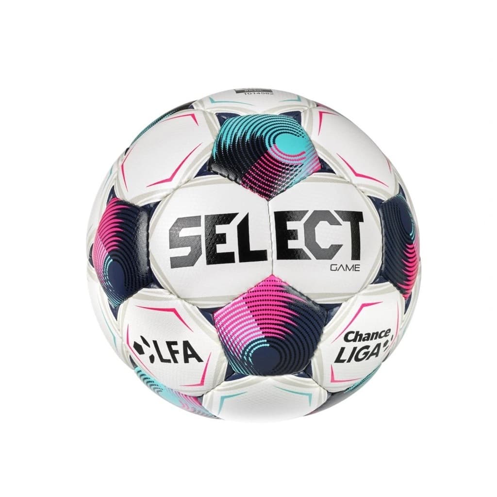 Futbalová lopta SELECT FB Game SK Chance Liga 2026/27 4 bielo-ružová