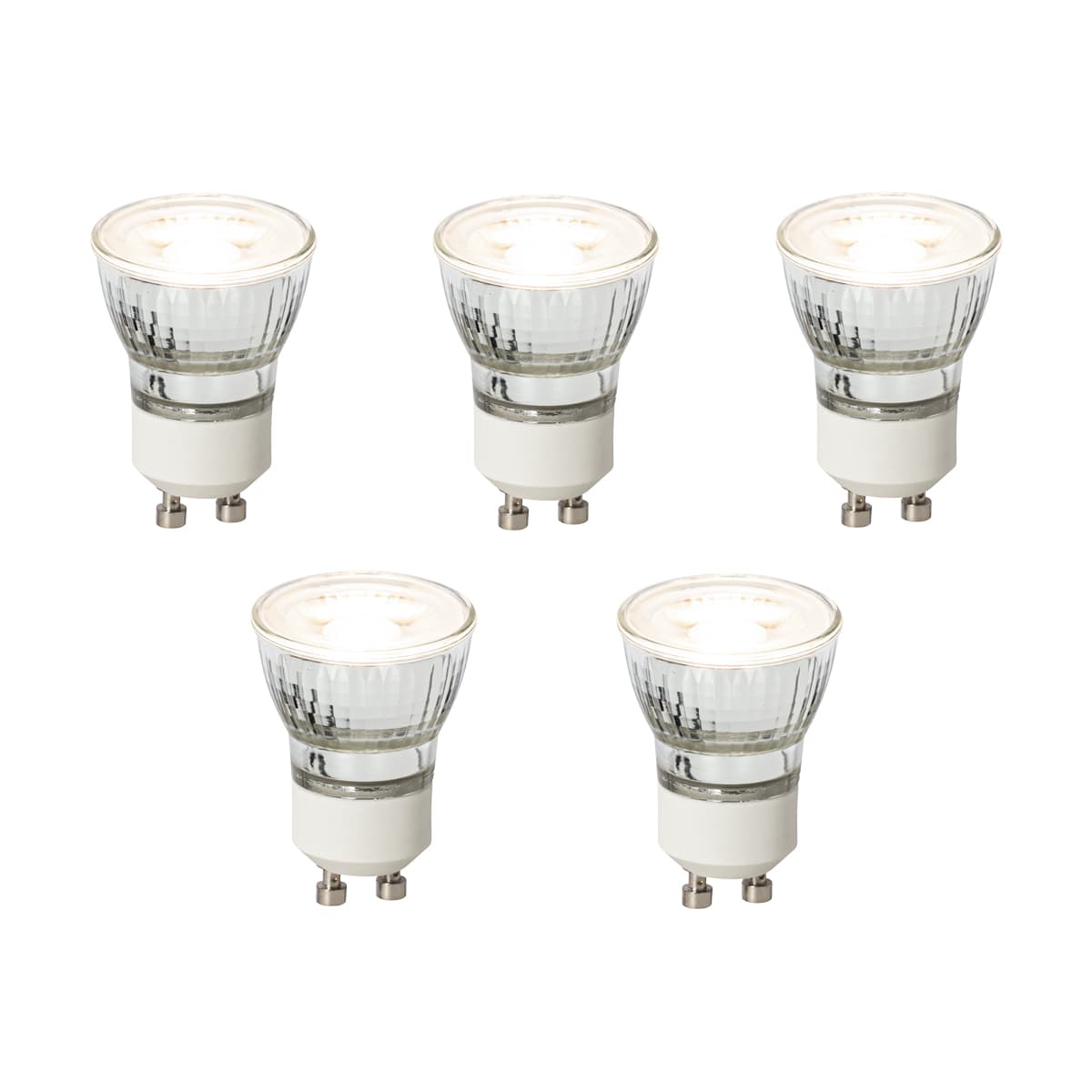 Sada 5 stmievateľných LED žiaroviek GU10 35mm 3W 220LM 3000K