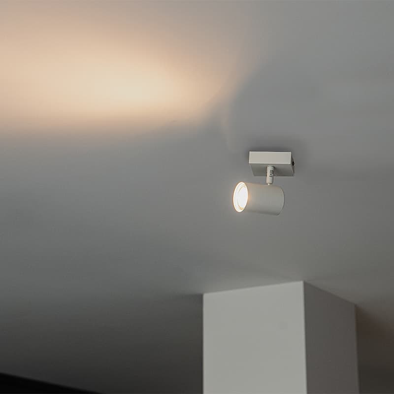 Inteligentný reflektor biely nastaviteľný štvorcový vrátane Wifi GU10 50mm - Jeana