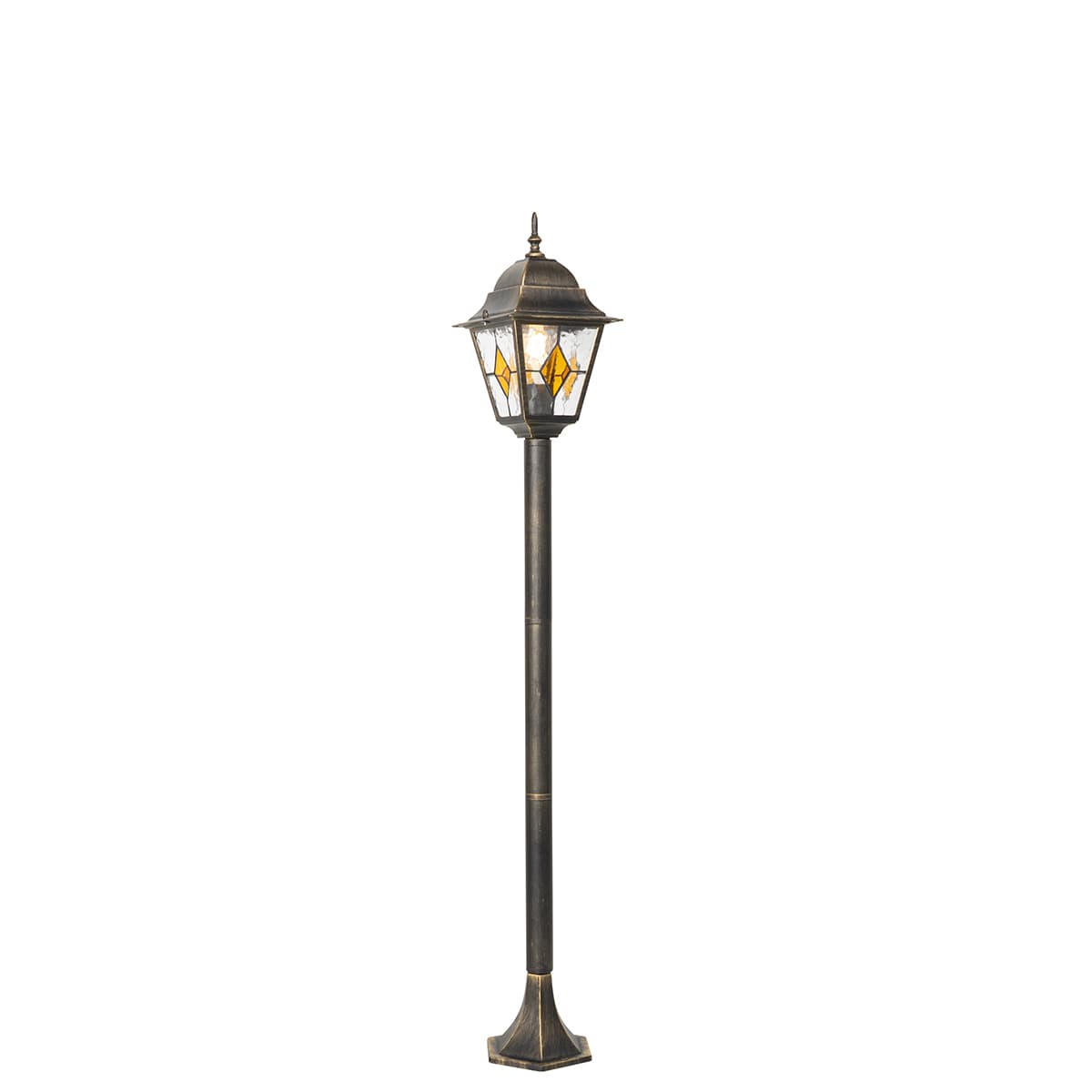 Vintage vonkajšia lampa Antigua starožitné zlato 120 cm