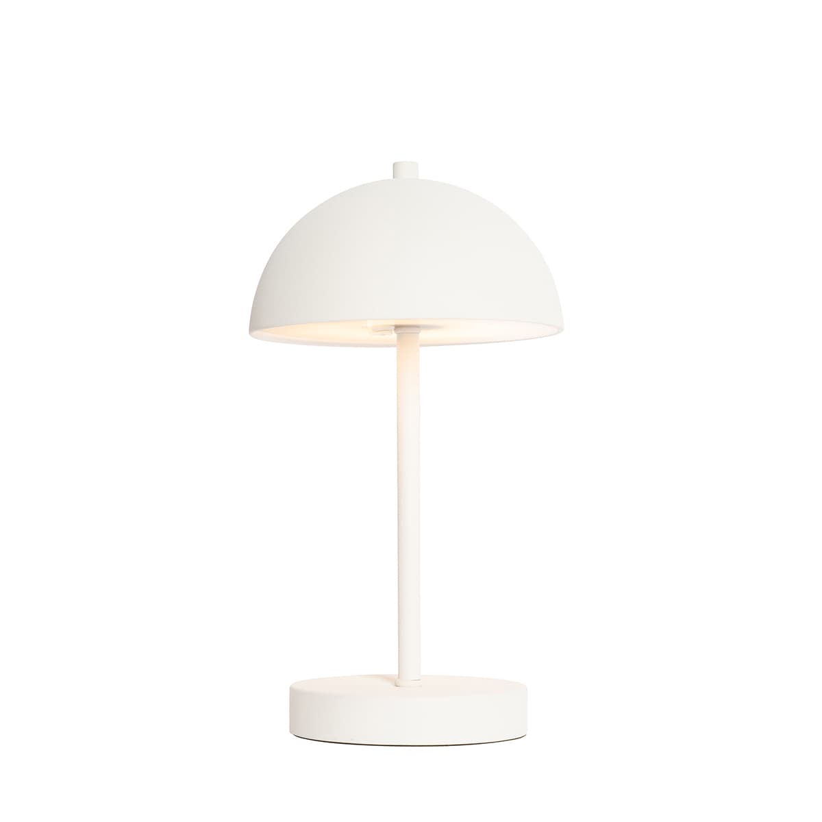 Vonkajšia stolná lampa biela nabíjateľná vrátane LED s 3-stupňovým stmievaním - Keira