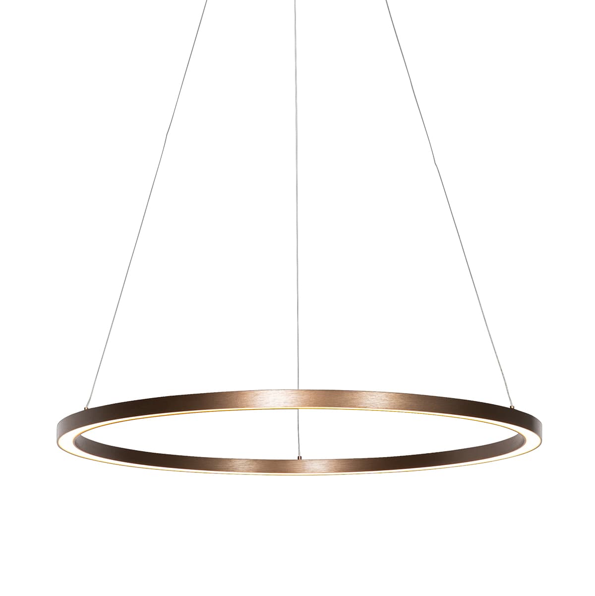 Závesná lampa bronzová 80 cm vrátane LED 3-stupňového stmievania - Girello