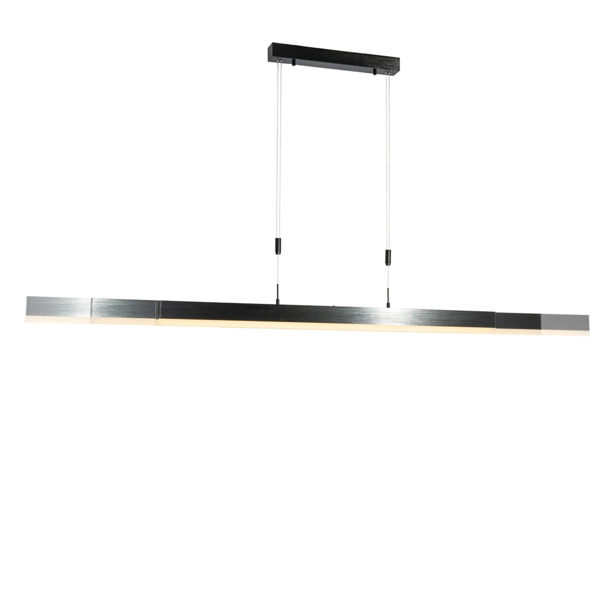 Nastaviteľná závesná lampa čierna vrátane stmievateľného LED - Lamba
