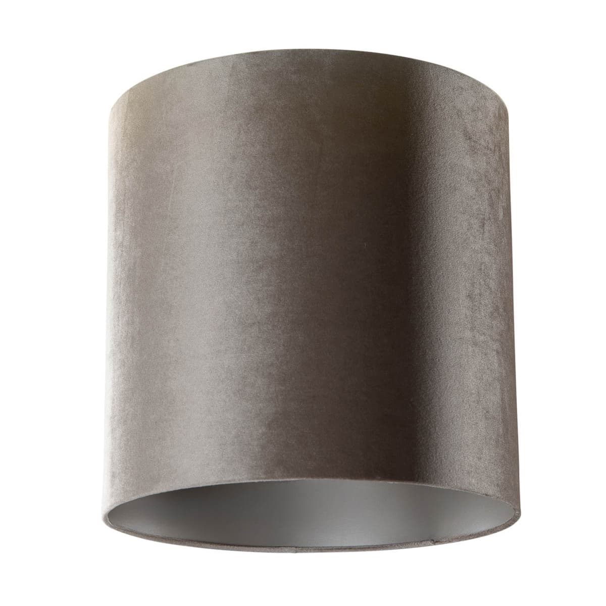 Zamatové tienidlo na lampu Taupe Cylinder 40/40/40