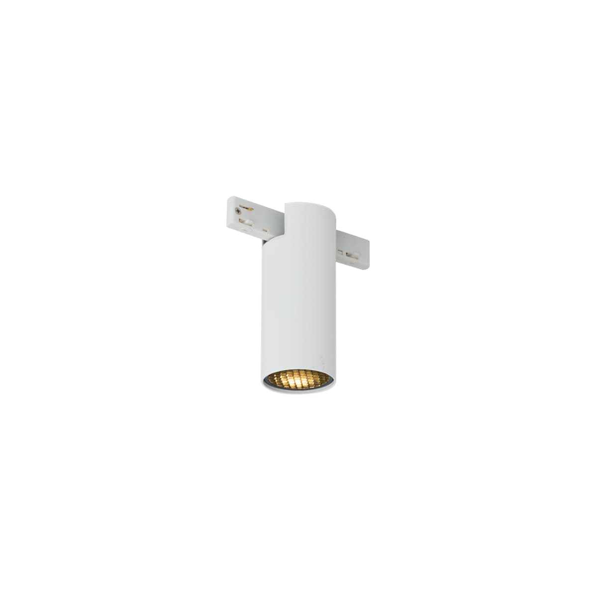 Moderný reflektor biely pre 1-fázový koľajnicový systém GU10 35mm - Slimline Nubee Honey