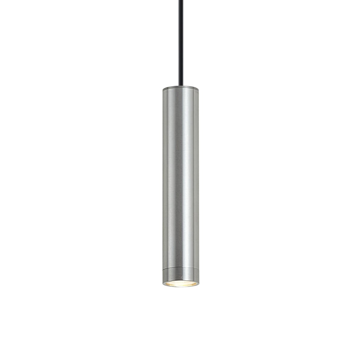 Dizajnové závesné svietidlo Gunmetal GU10 50mm IP44 - Tuba