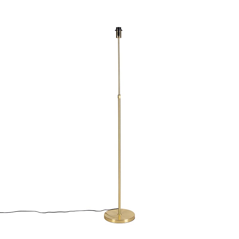 Vintage stojaca lampa nastaviteľná zlatá - Parte