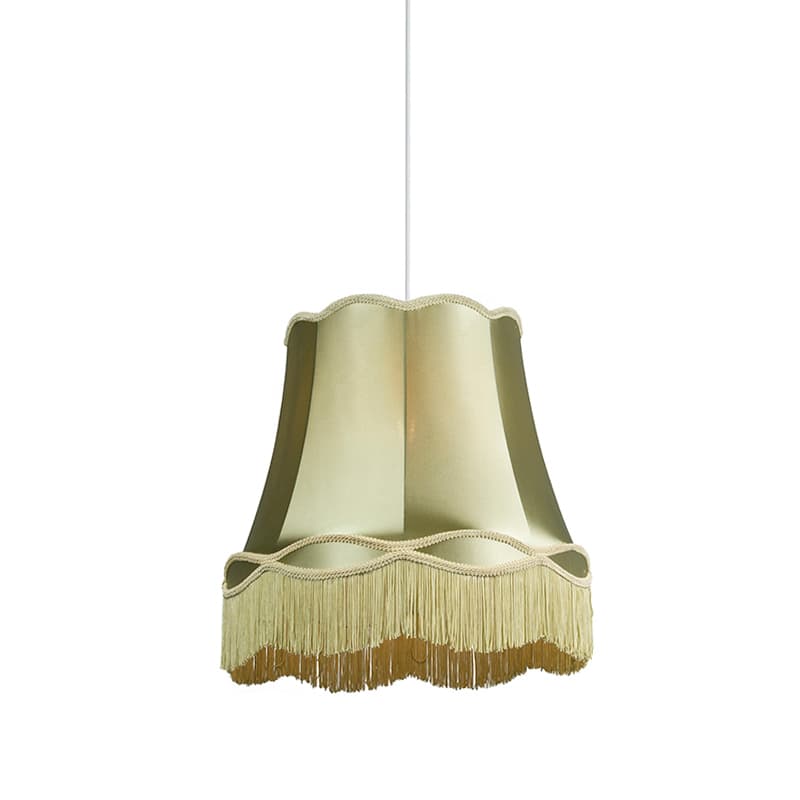 Retro závesné svietidlo zelené 45 cm - Granny