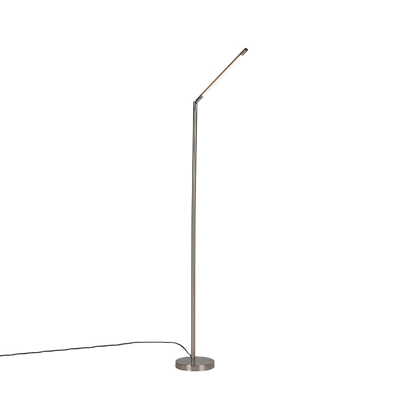 Moderná stojaca lampa oceľ vrátane LED - Berdien
