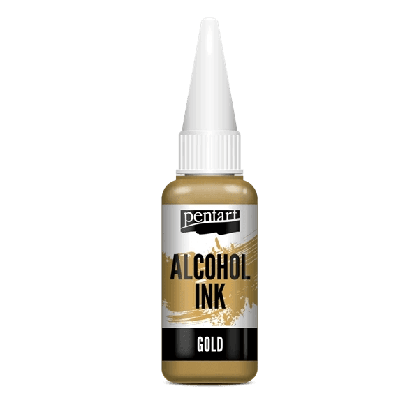 Alkoholový atrament Pentart Media Ink zlatý 20 ml