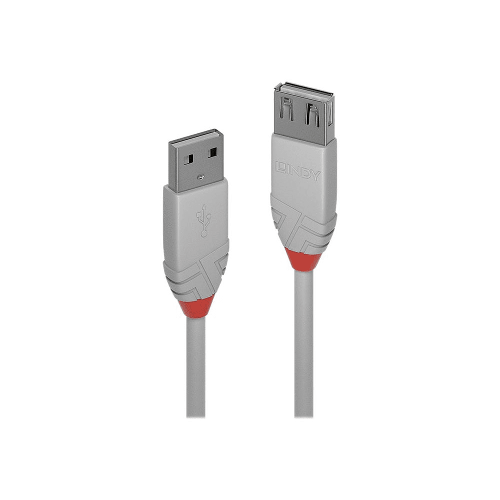 Lindy 36712 USB kábel 1 m USB 2.0 USB A Šedá