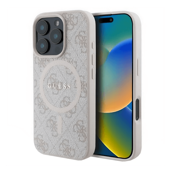 Kryt Guess pre Apple iPhone 16 Pro ružový