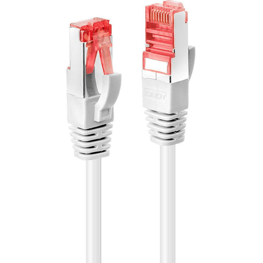 Lindy RJ-45 Cat.6 S/FTP 15m sieťový kábel Biela Cat6 S/FTP (S-STP)
